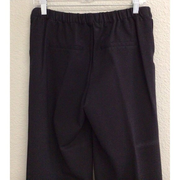 H by Halston Women’s Pants Black Size 10P Petite Pull-On Knit Elastic Waist - Picture 3 of 8